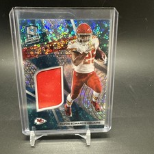 Clyde Edwards-Helaire 2020 Panini Spectra Neon Blue Jersey Patch 50/75 Next Era