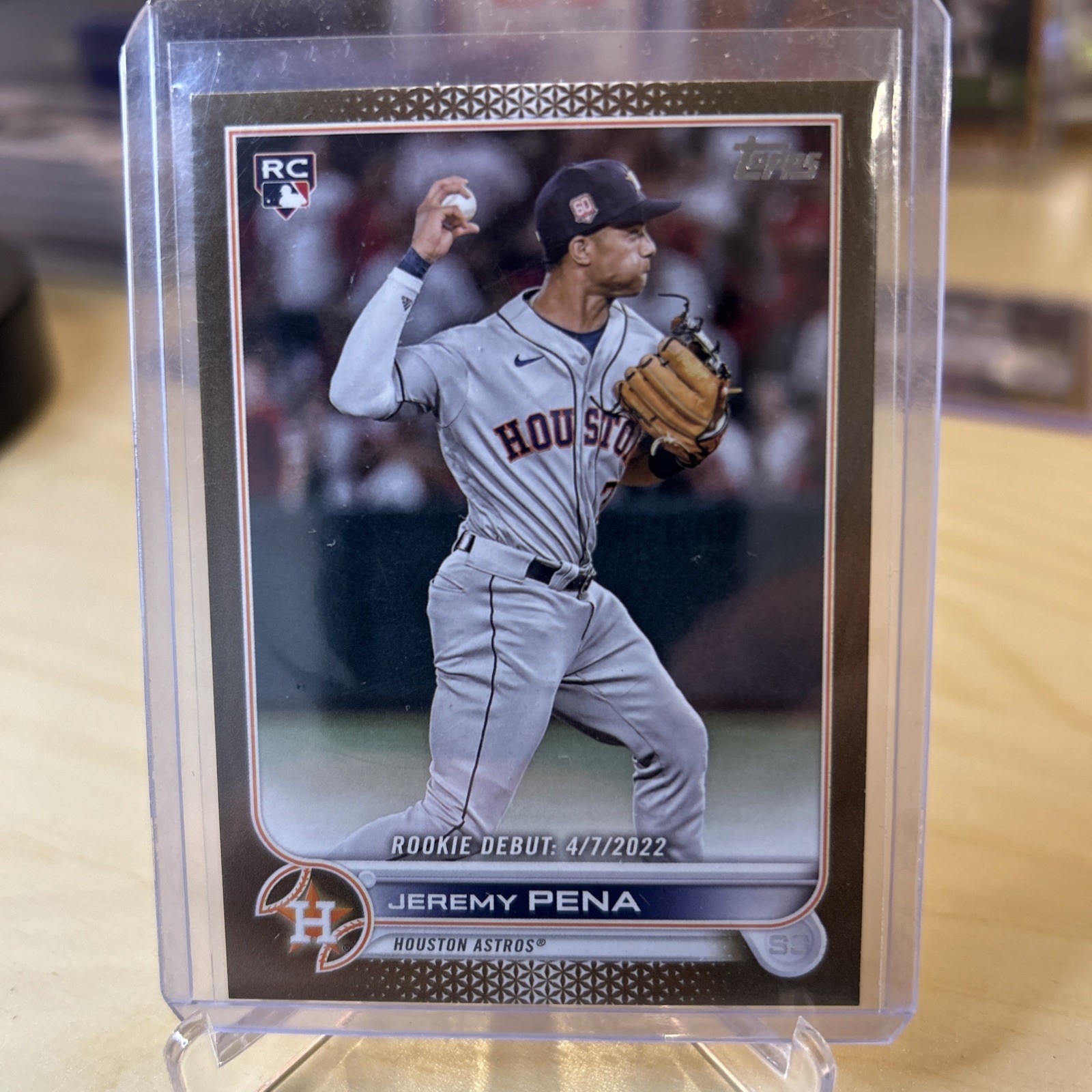 2022 Topps Update Series - Jeremy Pena #US253 Gold /2022 (RC)