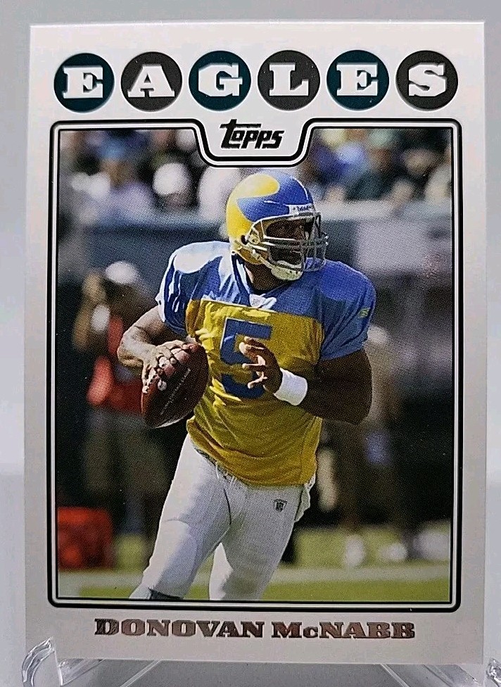 Donovan McNabb 2008 Topps Football Card Philadelphia Eagles 