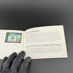 Hatris NES Nintendo Entertainment System W/ Manual Tested Authentic Excellent