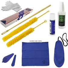 Flute Cleaner Care Cleaning Kit,Maintenance Kit,Key Oil,Cork Grease,Swab,Clea...