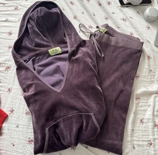 Vintage Juicy Couture Purple Velour 2pc Sweatsuit