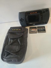 Broken Atari Lynx 2 Gaming Console System PAG-0401 W/ Games & Case No Power