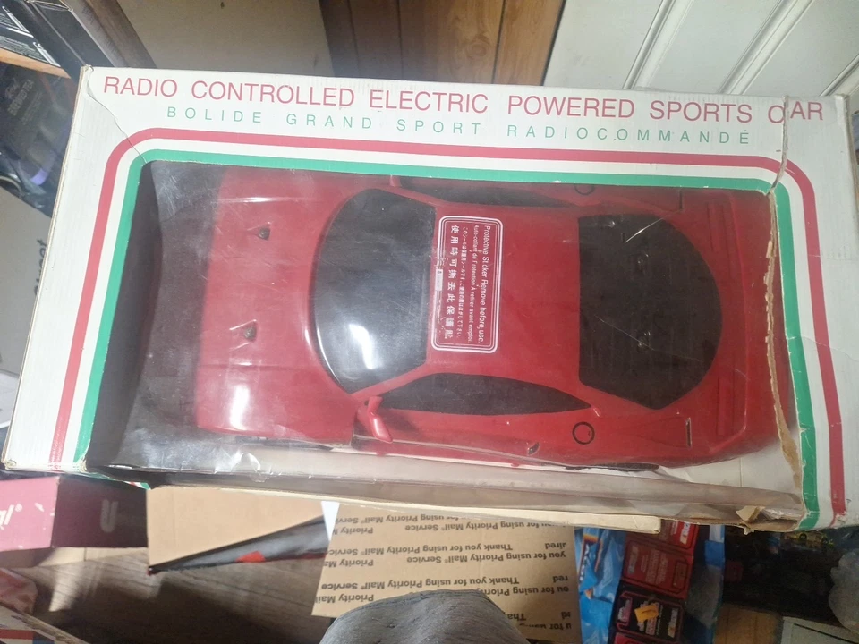 VINTAGE FERRARI F40 KIDSMATE 1/10 1:10 SCALE CAR SERIES BOLIDE SERVO NEW RC CAR - Image 2 of 4