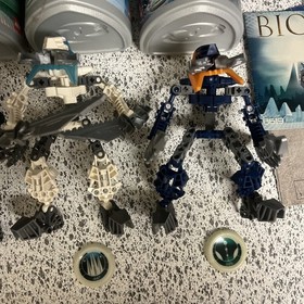 Lego Bionicle Vahki Lot Bordakh Keerakh Vorzakh Compete With Canisters Inst Disk