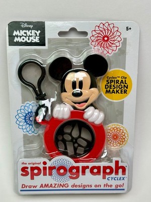 Disney Mickey Mouse Spirograph Cyclex Clip Spiral Design Maker New