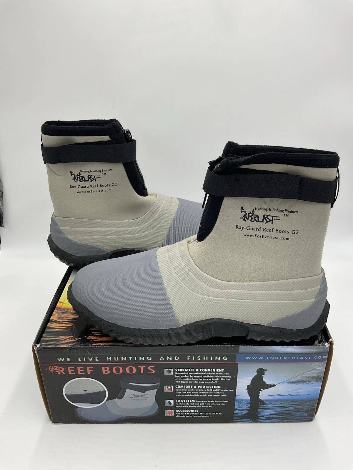 Foreverlast Ray-Guard G2 Reef Boots Mens Black-Gray Reef Fishing Boots Sz 8 New
Opens in a new windo