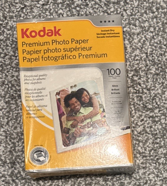 Kodak Premium Photo Paper 4 x 6 Gloss Finish -  SEALED