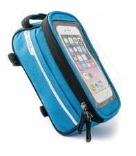 System-S bike bag holder in blue attachment for smartphone