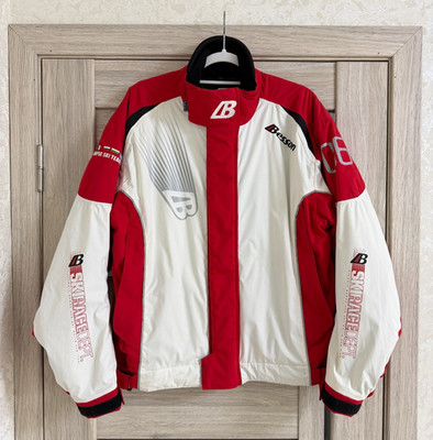 Anzi Besson Ski Jacket  Olympic Games & World Cup Serie Red & White / Large