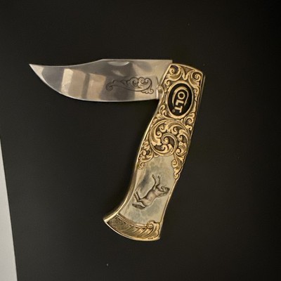 Colt Knife, Rearing Stallion - Franklin mint.