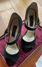 Tango Tanzschuhe Werner Kern Nueva Epoca, Modell Nora, Leder/Lack schwarz, Gr 40