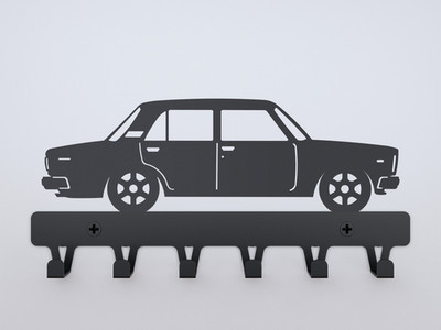 VAZ 2107 2105 Zhiguli LADA USSR Vintage Collectible Steel hanger for keychain