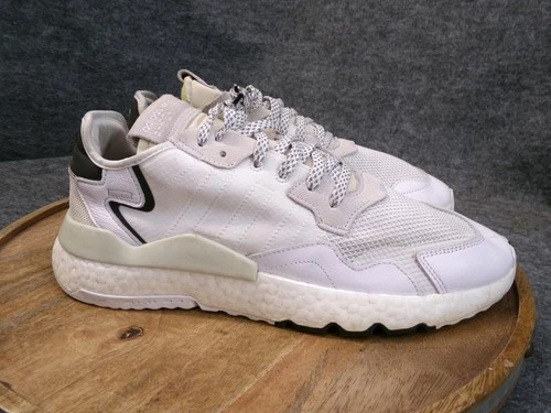 adidas Nite Jogger 'Cloud White' Men Size 11.5 US Athletic Shoes Sneakers EE6255