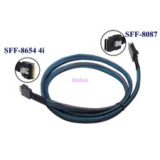 Slim SAS 4.0 SFF-8654 4i 38pin to Mini SAS SFF-8087 Target Hard Disk Raid Cable