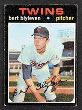 1971 Topps Baseball #28 Bert Blyleven Minnesota Twins