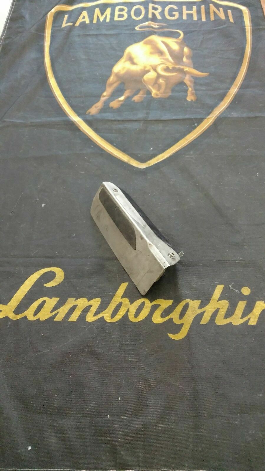 LAMBORGHINI MURCIELAGO DRIVER FOOTREST SUPPORT WITH COVER OEM 401864419B