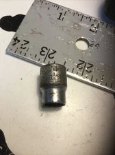 Snap-On Tools F120 12 Point 3/8" Drive 3/8" SAE Shallow Chrome Socket Dated 1932