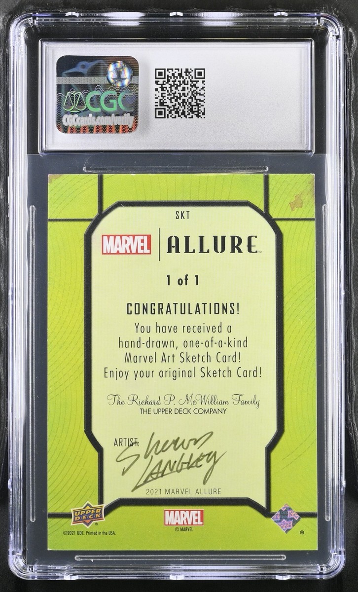 Marvel Artist Sketch Card 1 of 1 - The Leader - Shawn Langley