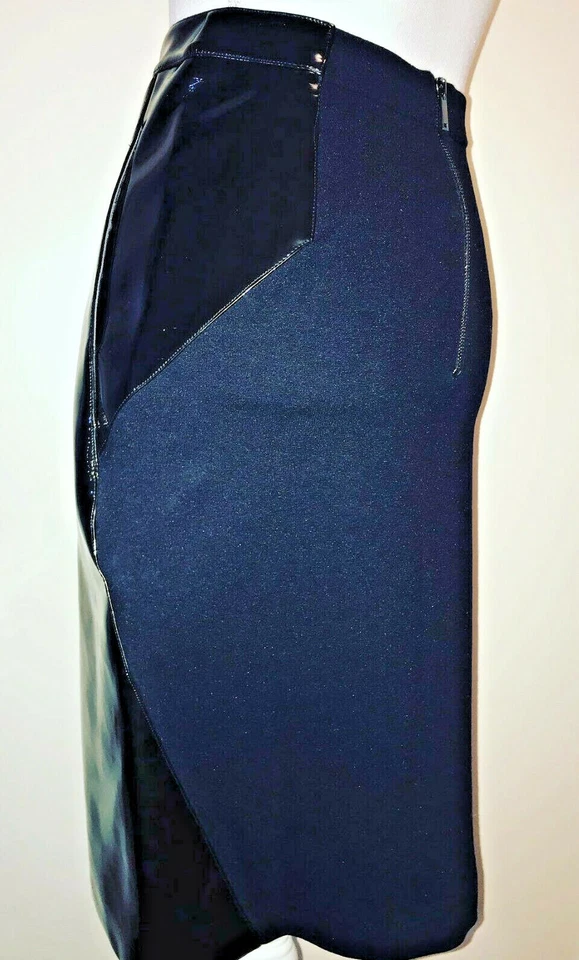 GARETH PUGH PVC Doubled black skirt size 40 Foto 3 de 4