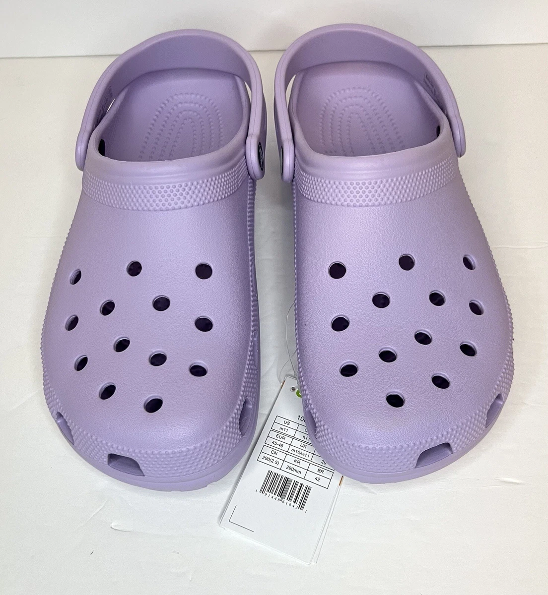 Purple crocs size sales 11