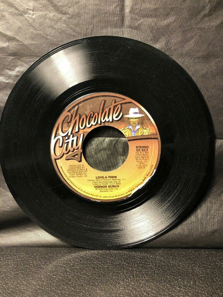 1978 Vernon Burch BRIGHTER DAYS (45RPM 7” Single) Chocolate City