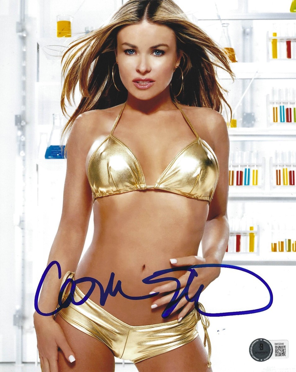 Hot Sexy Carmen Electra Signed 8x10 Photo Authentic Autograph