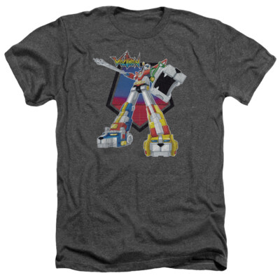 VOLTRON BLAZING SWORD Licensed Adult Men's Heather Tee Shirt SM-3XL