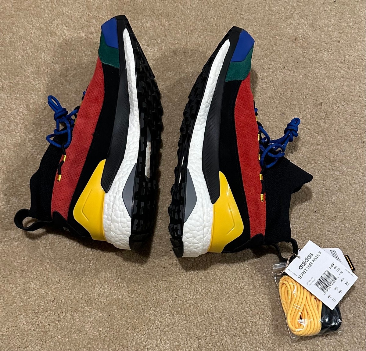 adidas Kith Terrex Free Hiker Multi Color Size 11 Deadstock, New