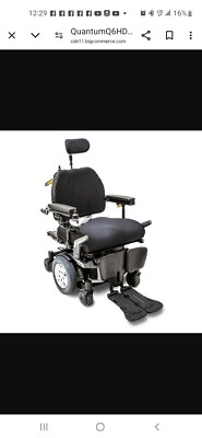 quantum q6 edge hd power wheelchair