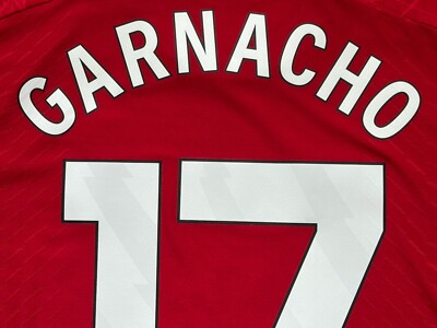 2023/24 Manchester United Authentic Home Jersey #17 Garnacho Large