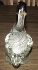 Vintage Murano Style Art Glass Pelican Figurine paper weight Amber Bill Silver — photo 4