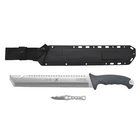 Camillus Carnivore-X 18 Machete 12 Cutting Blade 10 Saw Gray Handle Molded Sheat