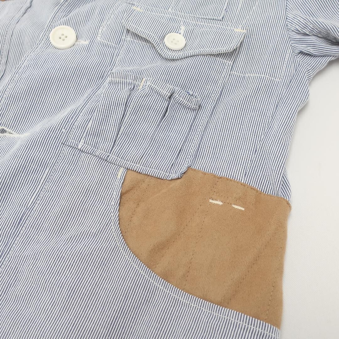 Engineered Garments Hickory Patchwork Jacket Cott… - image 9