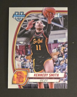 2024-25 Bowman Chrome University Kennedy Smith 1st Bowman #44 USC Trojans