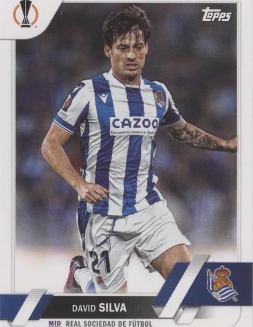 2022-23 Topps UEFA Club Competitions David Silva #154 - 1 of 1