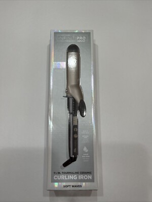 Conair Infiniti Pro 1 1/2'' Tourmaline Ceramic Curling Iron Soft Waves NEW Open