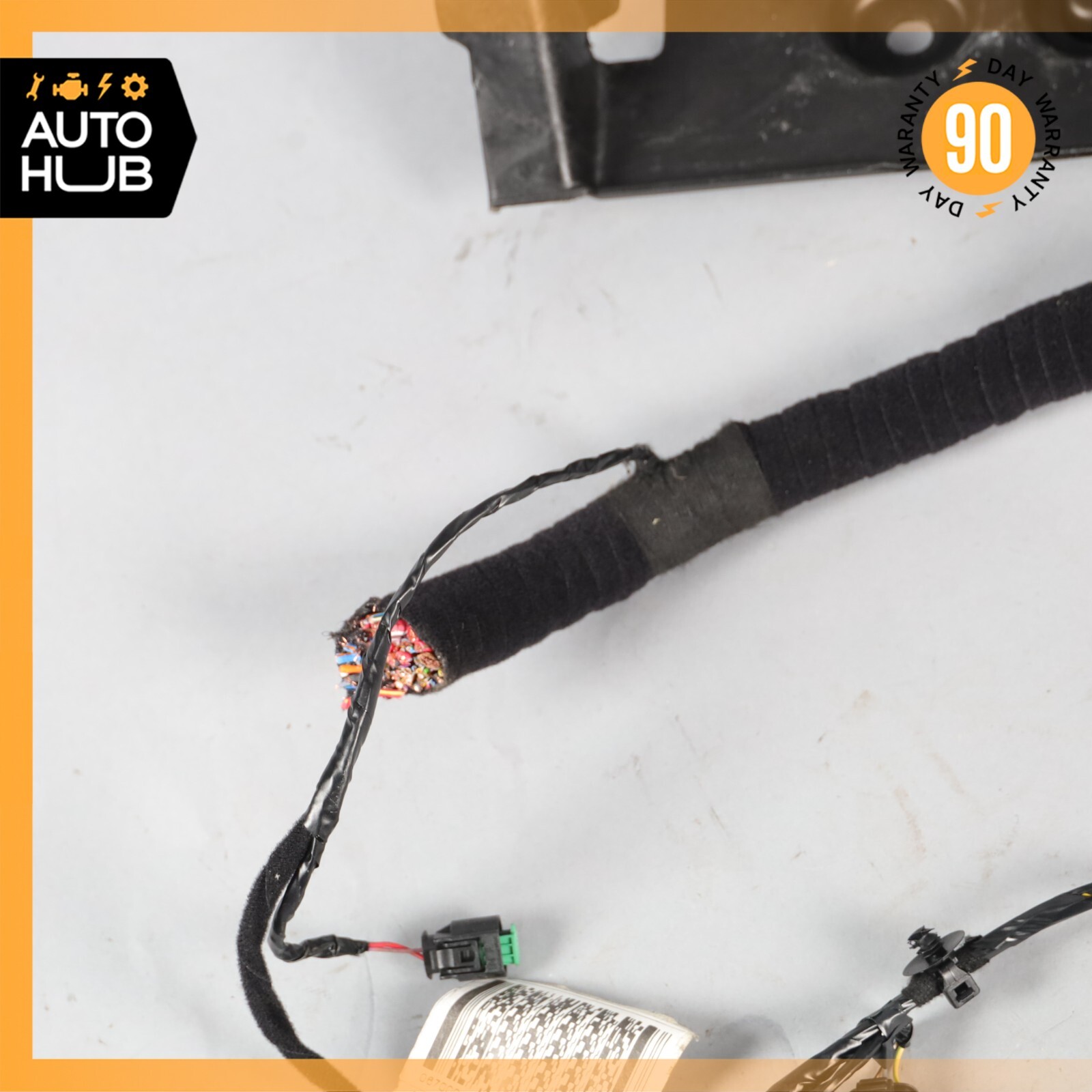 14-17 Maserati Ghibli M157 Rear Trunk Fuse Box Wiring Harness w/ Bracket OEM 75k