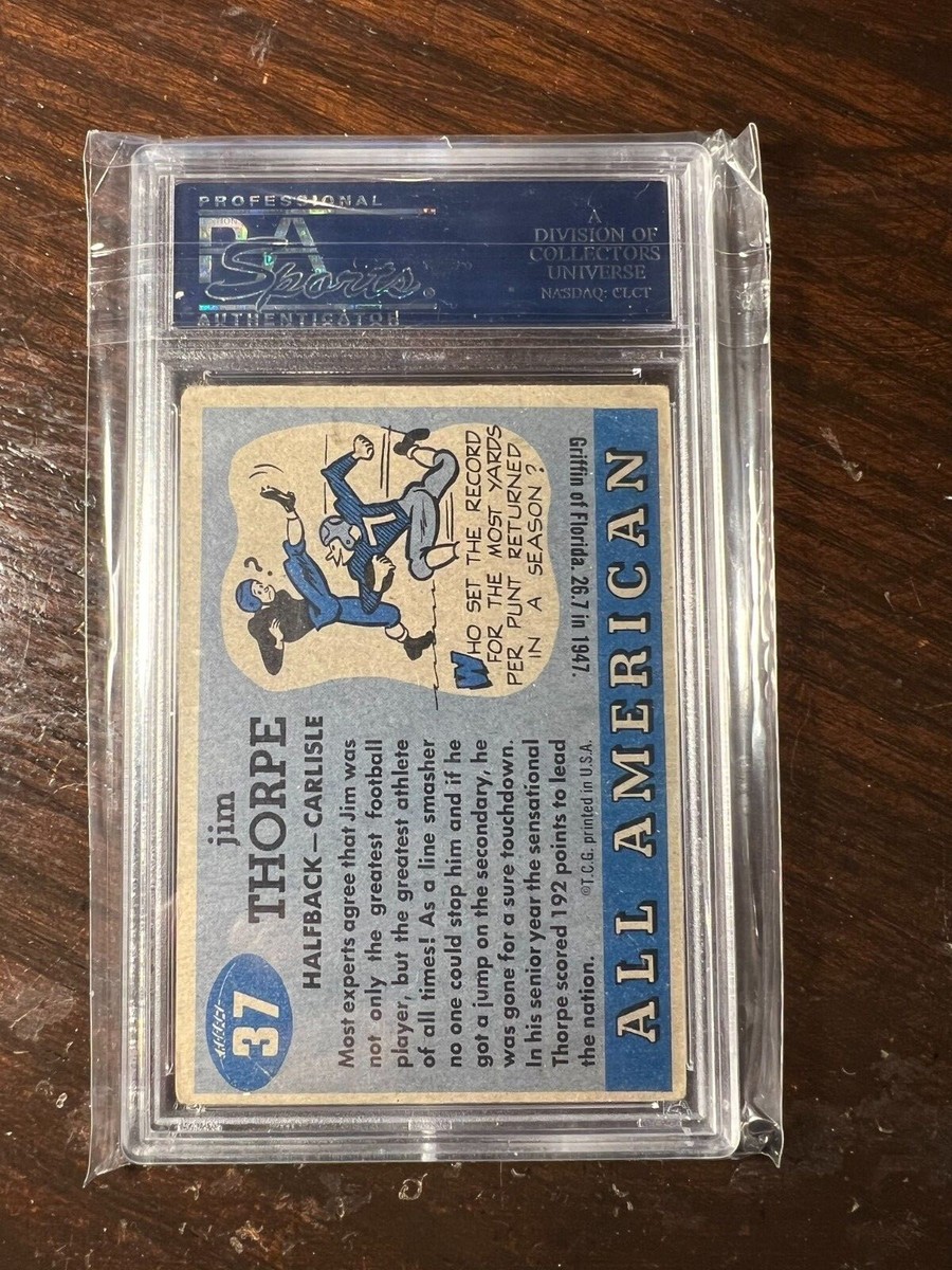 1955 Topps All American - Jim Thorpe #37 for sale online | eBay