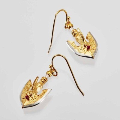 [BANDAI] Golden Wind Accessories 2 / Golden Arrow Pierced earrings JP NEW