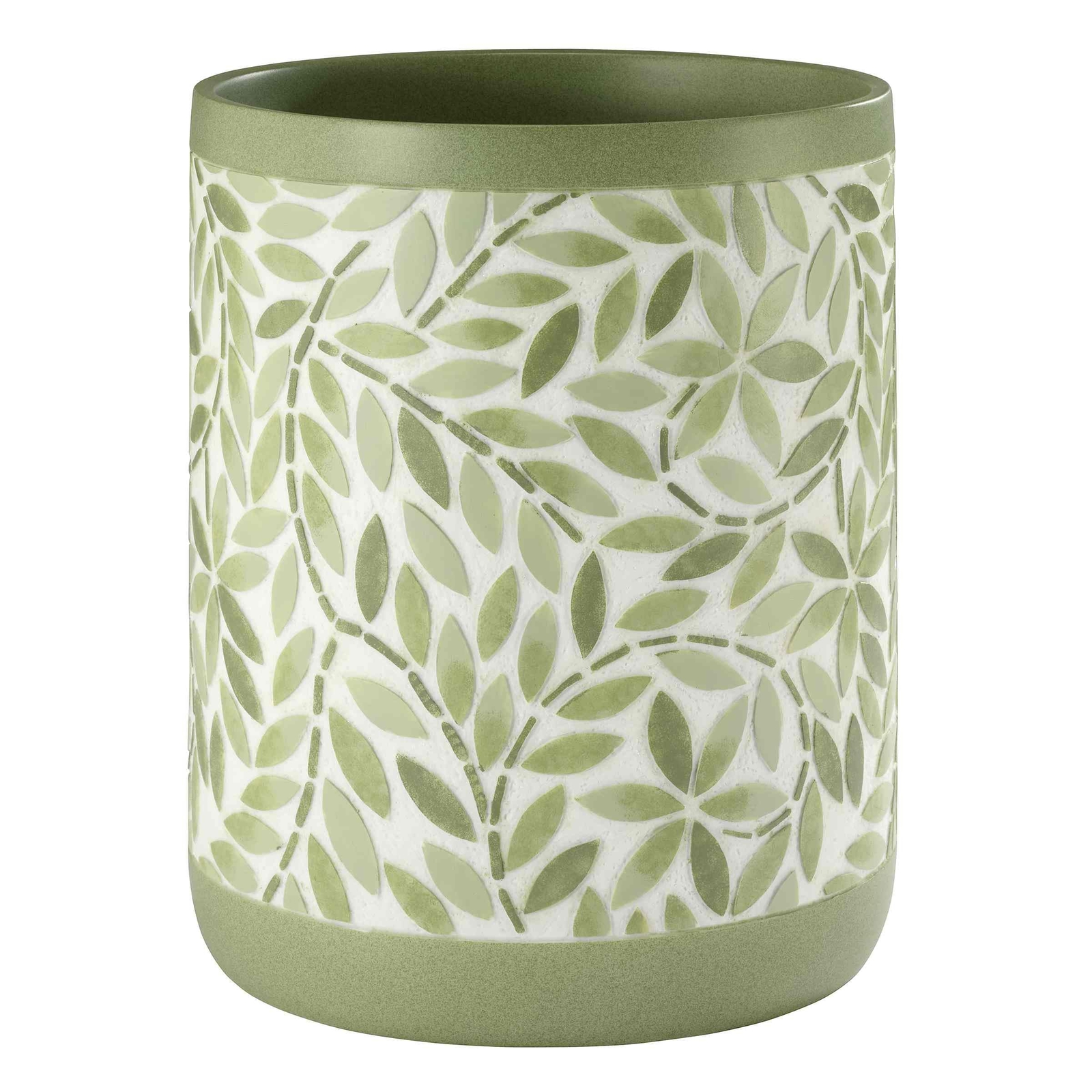Accessories Bathroom Essentials, Wastebasket, Green