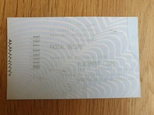 COLLECTOR 2000 PASCAL OBISPO TICKET DE CONCERT RENNES FRANCE EN L'ETAT