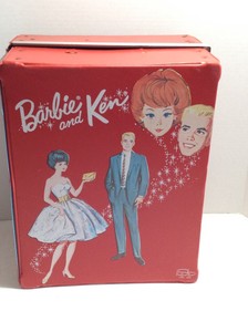 barbie and ken carrying case 1963