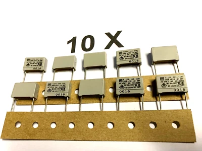 ROEDERSTEIN 68nF, 0,068uF, 275V~ (310V~), 630V-, X2, MKT, RM15, ROE, F17723682291, 10 Stück