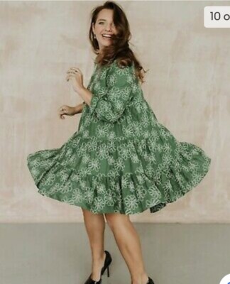 green emerald velvet dress Zara Women Embroidered voluminous dress 4786/055/400 (X-Small): Buy Online  at Best Price in UAE main image 0
