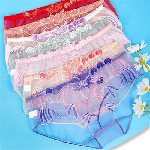 Womens sheer bikini panties 7 colors available eBay