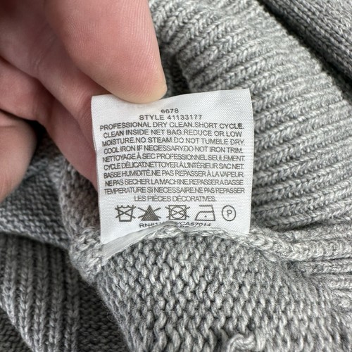 Tory Burch Etta Embellished Wool Blend Sweater Womens XS Gray Melange Jewels - Bild 10 von 16