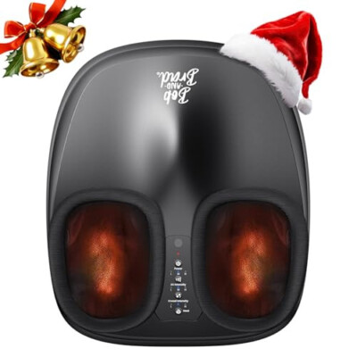 Foot Massager with Heat, Christmas Gifts for Women Men,FSA/HSA Eligible, Shiatsu