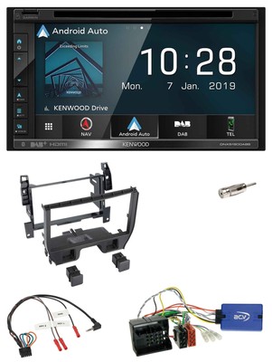 Kenwood DAB TMC USB 2DIN Steering Wheel Bluetooth Navigation For Citroen C3 2010-2014