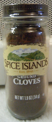 LOW PRICE! Spice Islands Ground Cloves 1.9oz Fresh ''FREE-SHIP''   Exp-11/15/27